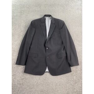 Brooks Brothers Suit Jacket 42 L Gray Wool Solid Explorer Fitzgerald Fit Luxury